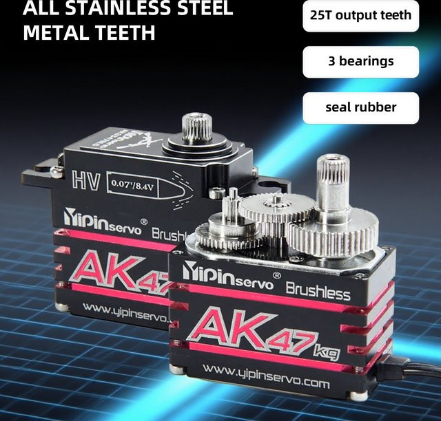 GXservo Bürstenloser Servo mit Metallgetriebe, Schwarz - Bild 1