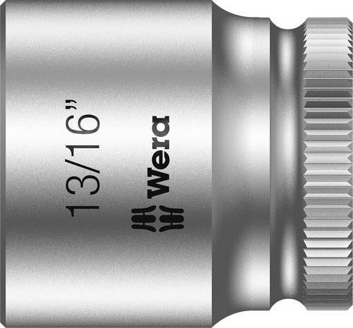 Wera Außen-Sechskant Steckschlüsseleinsatz 13/16 3/8 in Silber (10 mm) - Bild 1