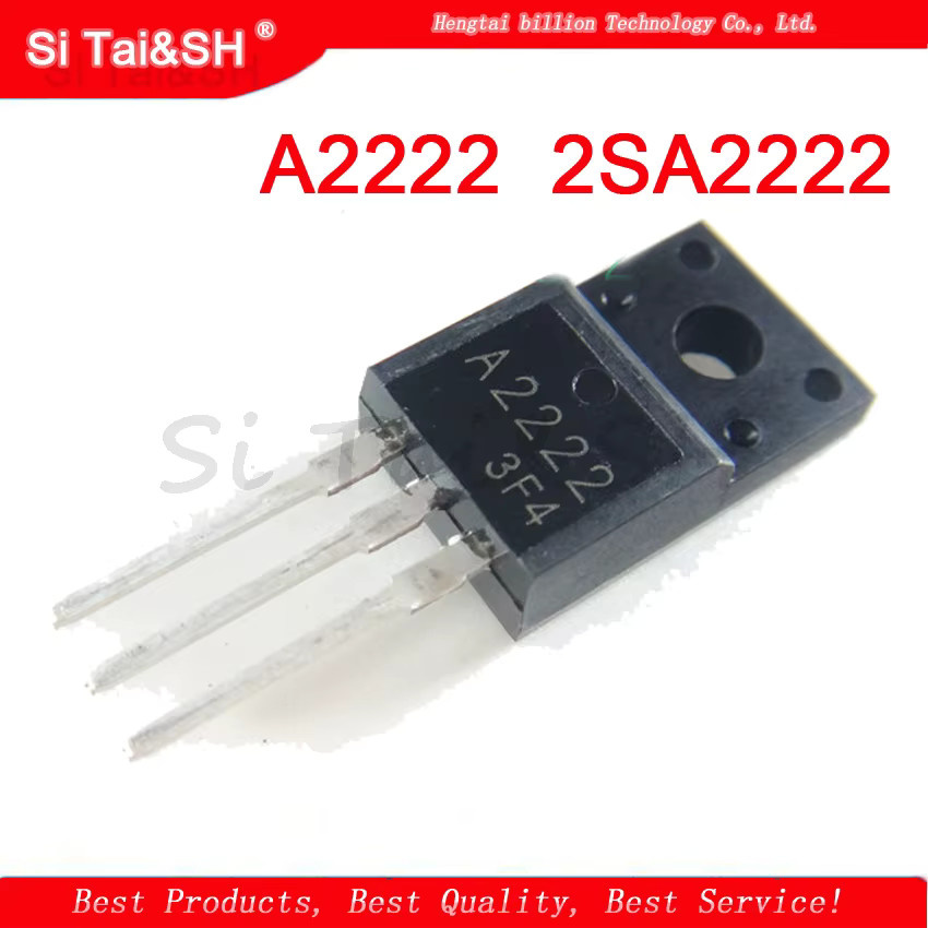 Si Tai&SH Transistor Set 10 Stück: 5x A2222 und 5x C6144 in TO-220F Gehäuse, Schwarz - Bild 2