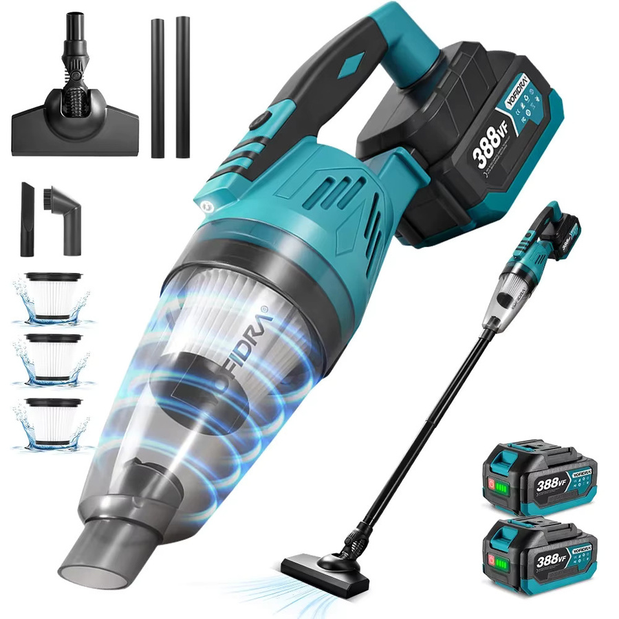 YOFIDRA 2 in 1 Elektrischer Akku-Staubsauger für Makita 18 V Akku-Pin, tragbar und wiederaufladbar - Bild 6