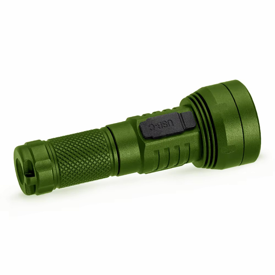 LUMINTOP GT NANO PRO 3.0 LED-Taschenlampe und Angellaterne mit 1600 Lumen, wiederaufladbar via Typ C, Farbe: Grün - Bild 2