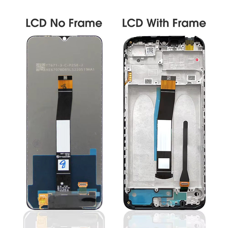 QAG LCD Display Touchscreen Digitizer Montage für Xiaomi Redmi 10C, 6,71 Zoll, Schwarz - Bild 2