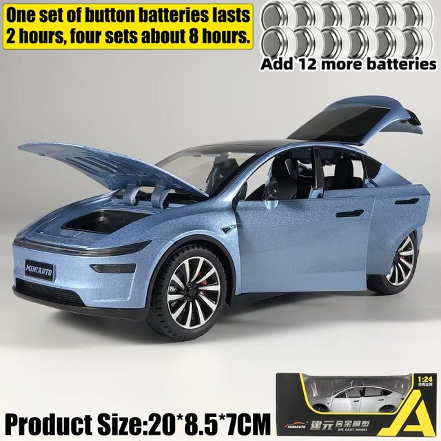 Linyi toy car Modell Y Facelift Off Road SUV, Modellauto, Metall, 1:24, ab 14 Jahren - Bild 1