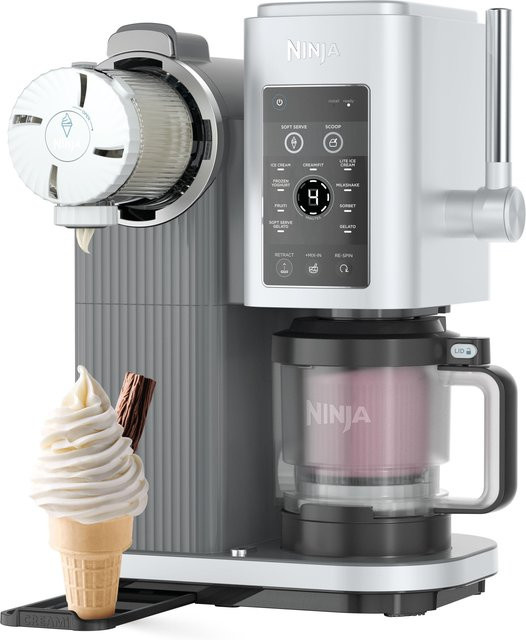 Ninja Swirl by Creami 13-in-1 Softeis- und Eismaschine NC701EU in Platin Silber - Bild 2