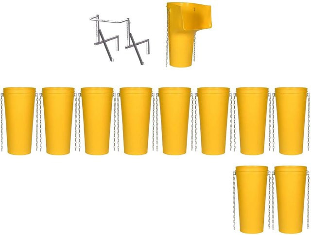 Haemmerlin Schuttrutschen-Set Gelb, 12-teilig - Bild 1
