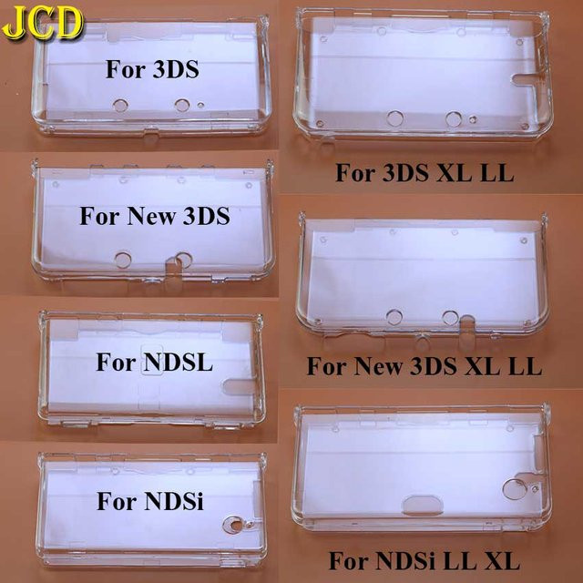 JCD Kristall Klare Schutzhülle für Nintendo 3DS, 3DS LL, 3DS XL und NDSi Spielkonsolen - Bild 1