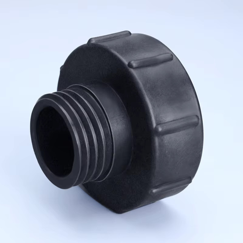 JETTING IBC Adapter Reduzierstück S100 x S60 auf DN100 S60 in Schwarz - Bild 1