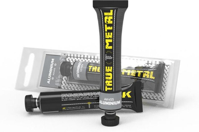 AK Interactive True Metal Aluminium, Schwarz - Bild 1