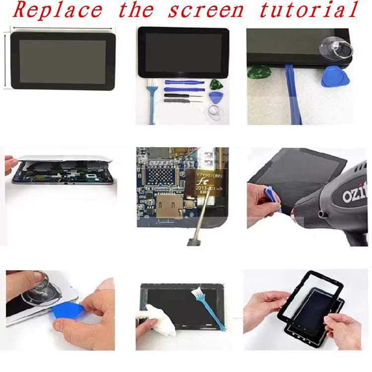 GOODTEL G3 Tablet PC Ersatz-Touchscreen Digitizer Sensor Glascheibe in Schwarz, 10,1 Zoll - Bild 2