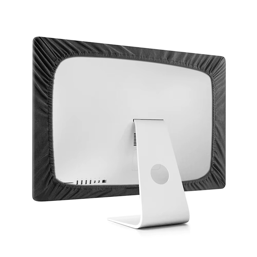 Staubdichte Computer-Staubschutzhülle für 27-Zoll-Monitore und Apple iMac, MacBook Pro sowie MacBook Air in Grau aus flexiblem Polyester - Bild 4