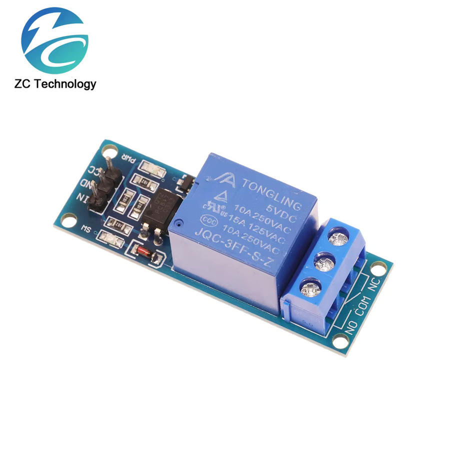 1-Kanal 5V Relaismodul mit optokoppler Isolation und hohem Trigger für MCU-Erweiterung, Blau - Bild 2