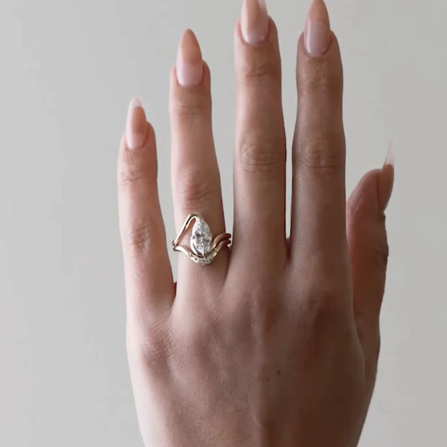 Ring 925 Silber, Zirkonia, Damen - Bild 1