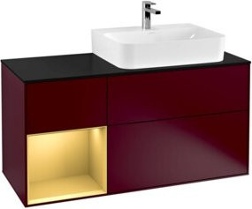 V&B Waschtischunterschrank Finion mit Wandbeleuchtung, Breite: 120 cm, Tiefe: 50,1 cm, Höhe: 50,1 cm - Bild 1