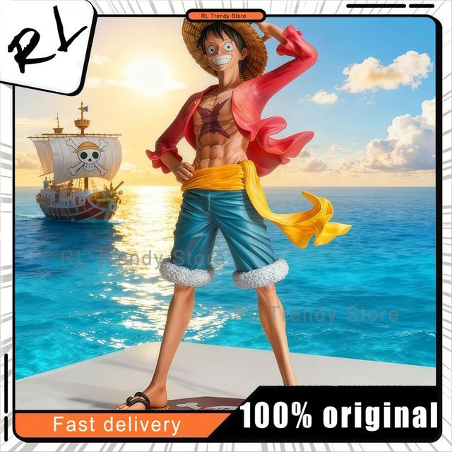 Bandai One Piece Ruffy Anime Figur, 24 cm, Einzelfigur - Bild 1