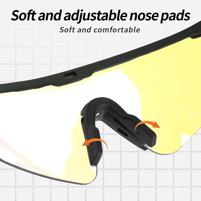 ELICIT Sportsonnenbrille, Photochrome, TR90, Vollrand, Gelb - Bild 1