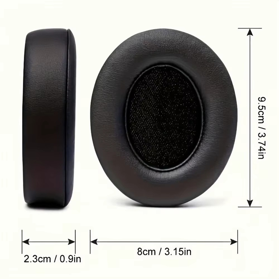 Trig Rain Ersatz-Ohrpolster für Beats Studio 2.0/3.0 Bluetooth Kopfhörer aus weichem Protein-Leder in Rot - Bild 3