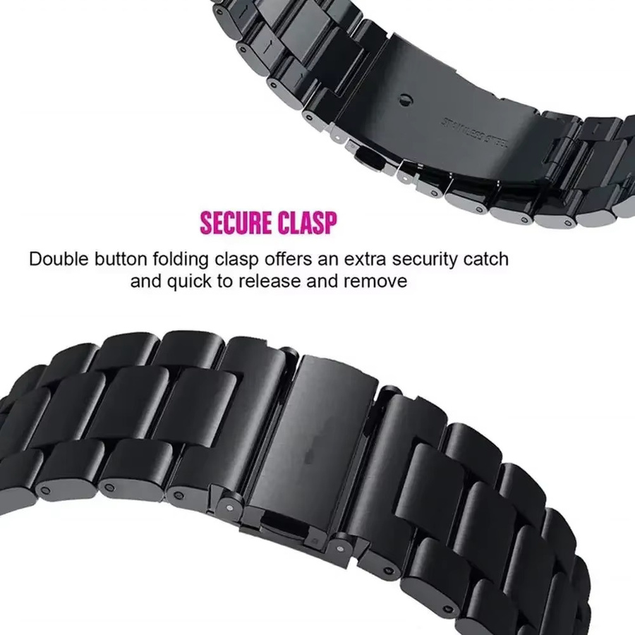 TPU-Hülle und Edelstahl-Armband für Samsung Galaxy Fit 3, Unisex - Bild 2