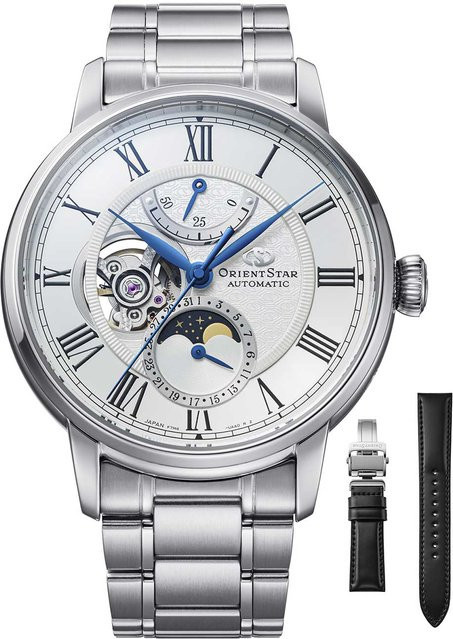 Orient Star Armbanduhr, Automatik, Edelstahl, Mondphase, 41 mm, Herren - Bild 1