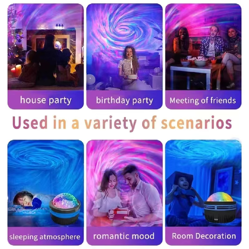 Shine-tale LED-Lichtprojektor RGB Sternenhimmel und Aurora Galaxie-Projektor als Nachtlicht in Multicolour für die Dekoration deines Kinderzimmers - Bild 2