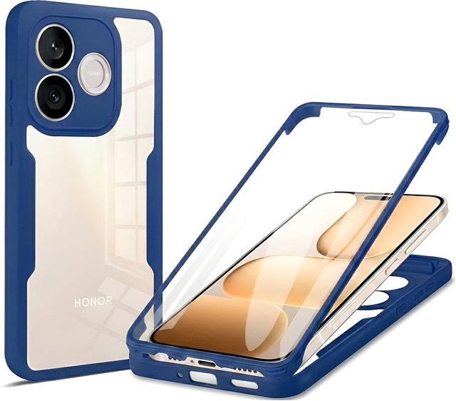 Techsuit ColorVerse 360 Schutzhülle für Honor 600 Lite in Blau und Transparent - Bild 1