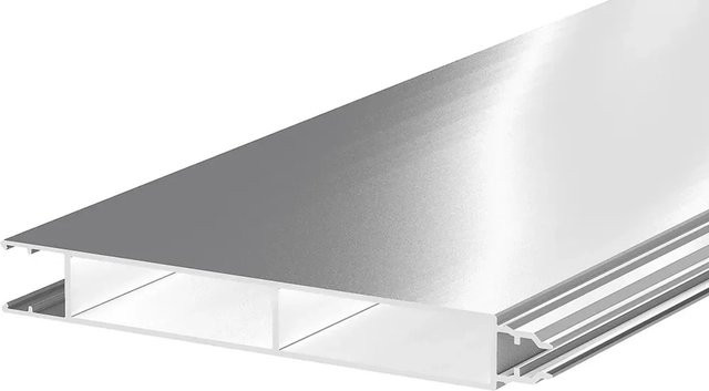 ZacAlu Alupanel Zaunelement aus Aluminium in Silbergrau, Höhe: 180 cm - Bild 1