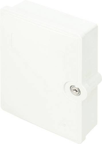 Digitus FTTH/FTTB Anschlussgehäuse LWL-Patchpanel LC bestückt OS2 12 Fasern Spleißbox in Grau und Weiß - Bild 1
