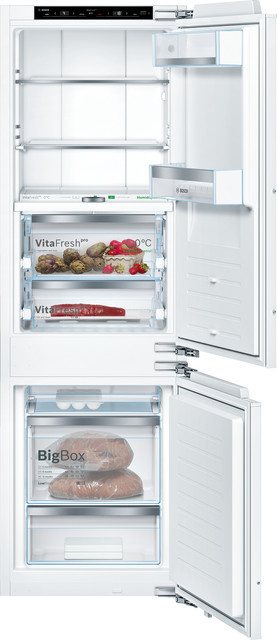 Bosch Serie 8 KIF86PFE0 Einbau-Kühl-Gefrier-Kombination in Weiß - Bild 1