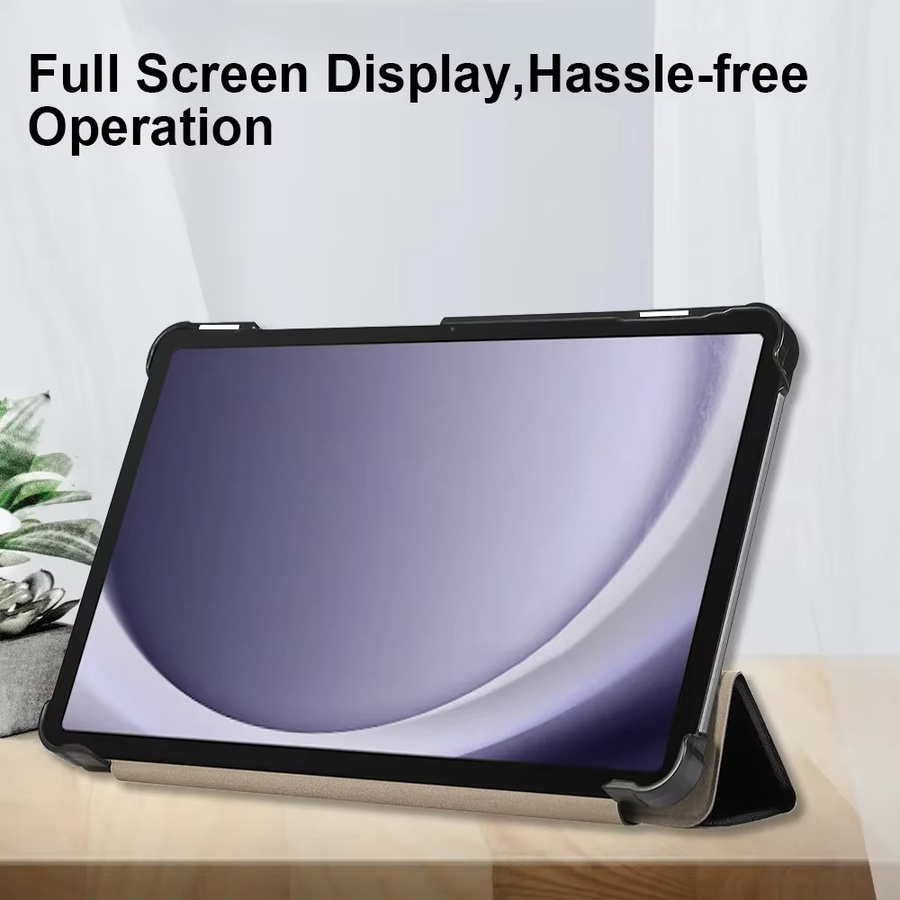 Dreifach faltbare Flip-Hülle für Samsung Galaxy Tab A11 2025 8,7 Zoll SM-X133 A9 SM-X110 SM-X115 SM-X117 in Blau und Schwarz - Bild 3