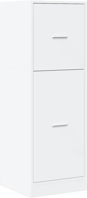 vidaXL Apothekerschrank aus Holzwerkstoff in Weiß, B/T/H: 40 x 41 x 118 cm - Bild 1