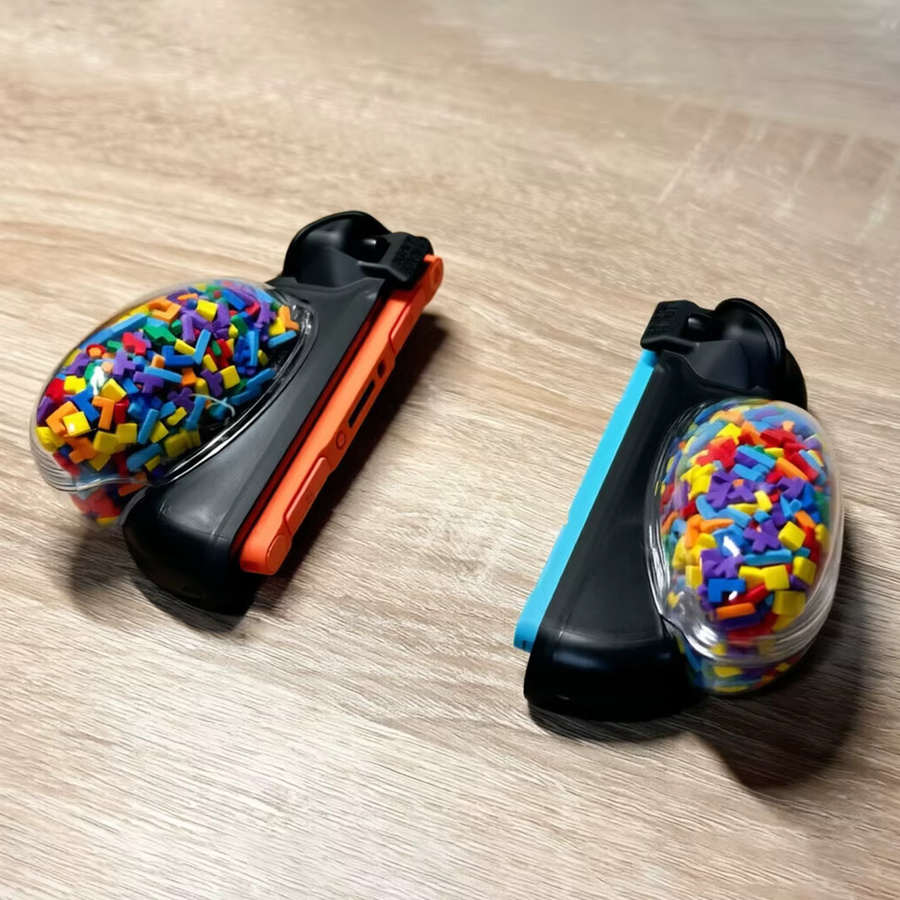 EASYGRITTY NeoGrip Fission Grip Set für Nintendo Switch 2 JoyCon in Savage Raven Style, ergonomisches Gamepad-Zubehör in Multicolour - Bild 4