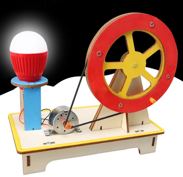 MYGVN Student Wissenschaft Experiment DIY Kit, Handkurbel Generator Spielzeug - Bild 1