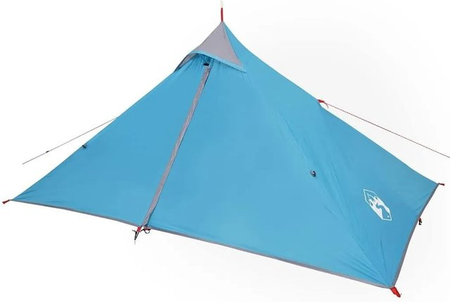 Furnicato Campingzelt Tipi Blau, H x B x T: 119 x 235 x 96 cm - Bild 1
