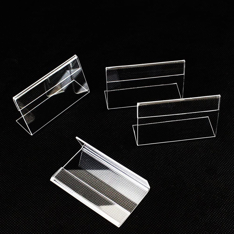 Winnerer Glow Karte Display Halter aus Acryl, transparent, 50 Stück, Breite: 7 cm, Höhe: 4 cm - Bild 3