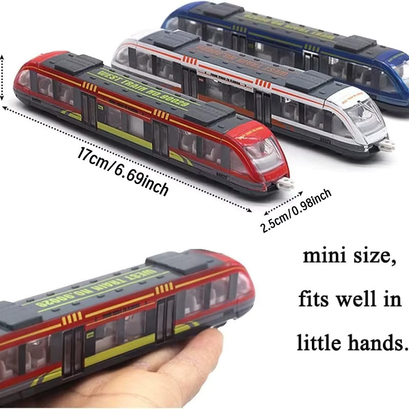 GSF Spielzeug Zug Set, High Speed Lokomotive, Druckguss Modell, 1-3-teiliges Set - Bild 4