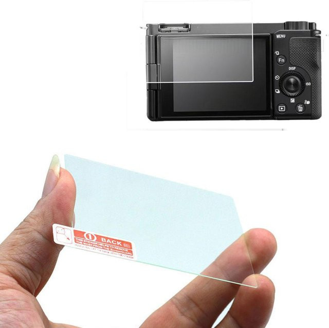 Nikon ZR Displayschutzfolie aus gehärtetem Glas, transparent, Ultra HD, kratzfest - Bild 1