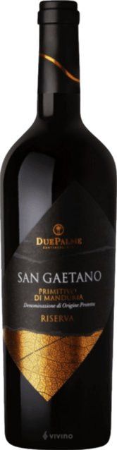 Cantine due Palme Sangaetano Primitivo Riserva Rotwein, Primitivo, Apulien, 2020, trocken, 0,75 l - Bild 1