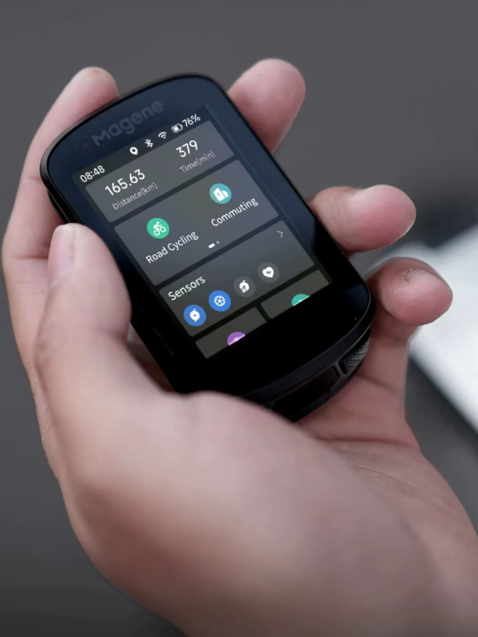 Magene C506 GPS-Fahrradcomputer mit Navigation, WiFi und Bluetooth in Schwarz - Bild 6