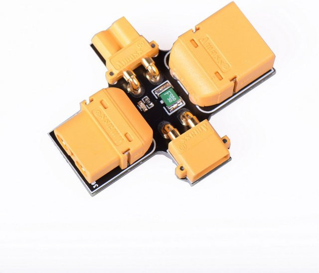 Amasse Rauchstopper XT30 und XT60 Sicherheitsstecker in Orange für RC FPV Drohnen zum Kurzschlussschutz - Bild 1