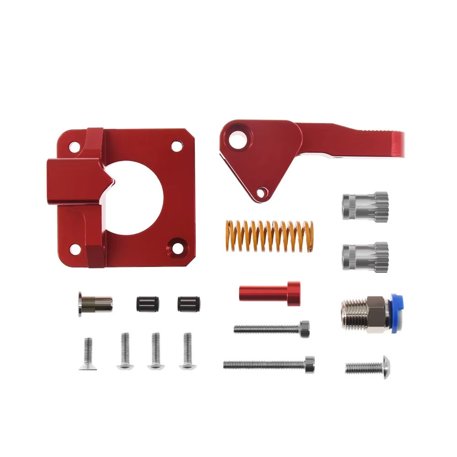 TWO TREES MK8 Dual-Getriebe-Extruder mit Doppelrollen in Rot für CR10 PRO und CR10S PRO 3D-Drucker-Zubehör - Bild 2