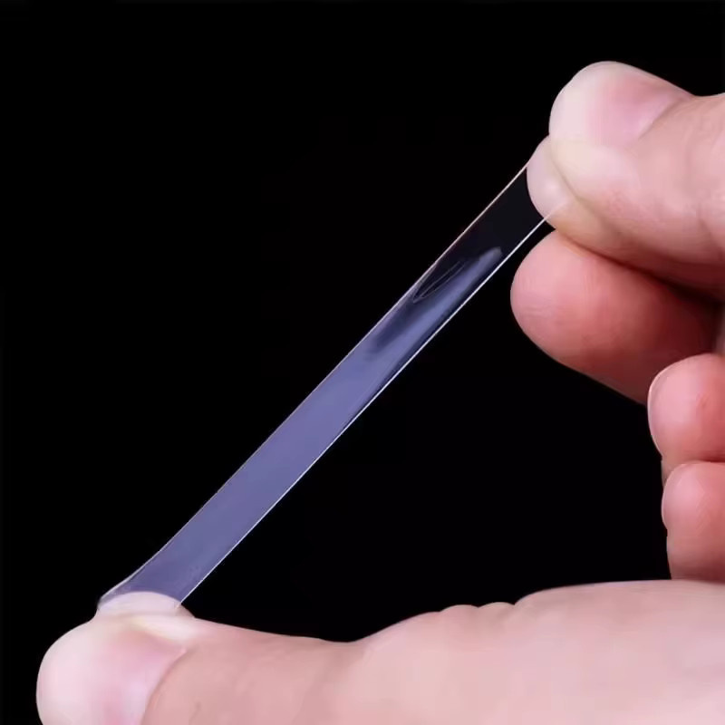 70 Stück Nano-Gel-Matten Transparentes Doppelseitiges Klebeband Rund Spurlos Abnehmbar für DIY-Basteleien und Dekorationen - Bild 3
