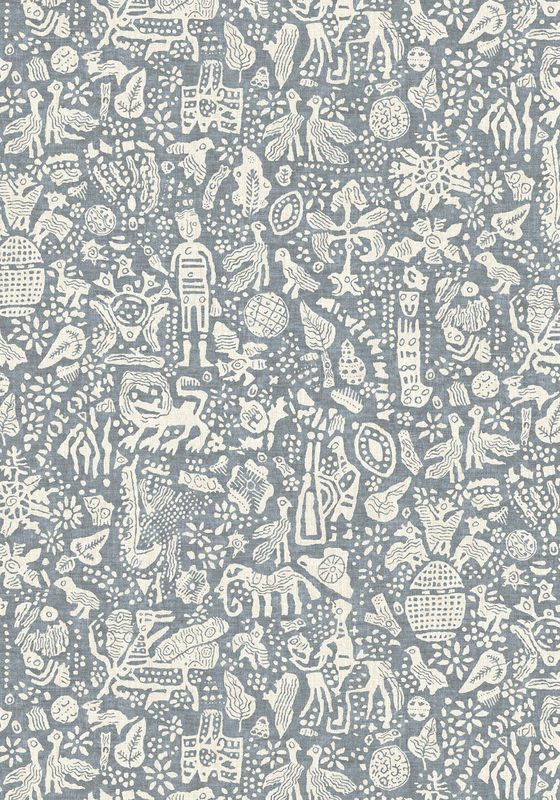 Lewis & Wood Tapete Minna Maze in Smoke Grey mit abstrakten Motiven - Bild 2