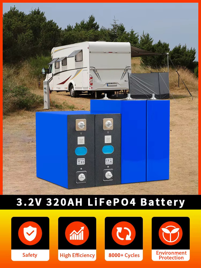 Fullfutura LiFePO4 Batterie 3,2V 320Ah Klasse A für DIY Heimenergiespeicher Solar Camping und RV - Bild 8