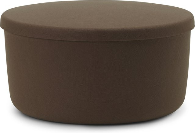 Normann Copenhagen Hide Storage Pouf aus PET-Filz in Braun mit abnehmbarem Bezug - Bild 1