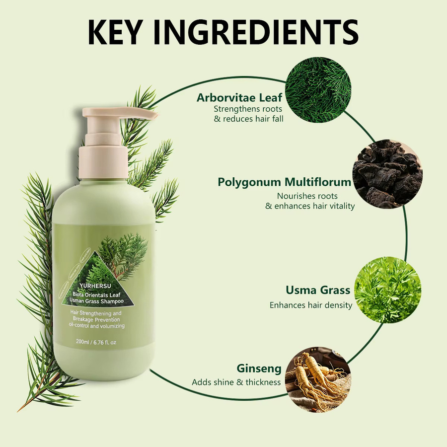 YURHERSU Kräuter-Usma-Thuja-Shampoo, Unisex - Bild 2