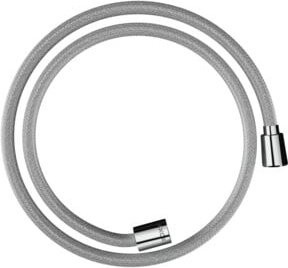 Hansgrohe Textilbrauseschlauch in Chrom, Länge: 125 cm, mit Anti-Kink und Anti-Twist Funktionen - Bild 1