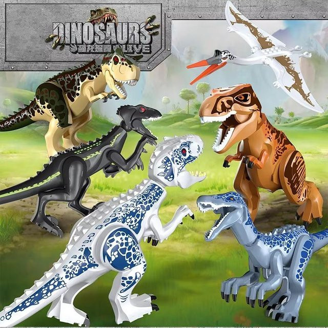 Fashnics Urassic Dinosaurs World Dinosaurier-Flucht, Bausteine, 888 Teile, ab 14 Jahren - Bild 1