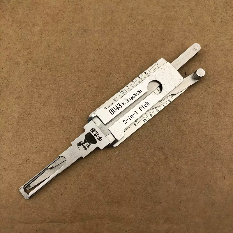 Lishi HU43 2-in-1 Decoder-Schlossöffner für Opel, Chevrolet und Pontiac GTO in Silber - Bild 2