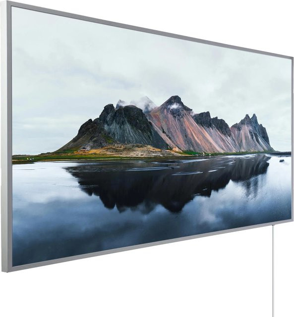 Könighaus Infrarotheizung Panorama-Serie Berg und See, Multicolor, B: 100 cm, H: 60 cm, 800 W - Bild 1