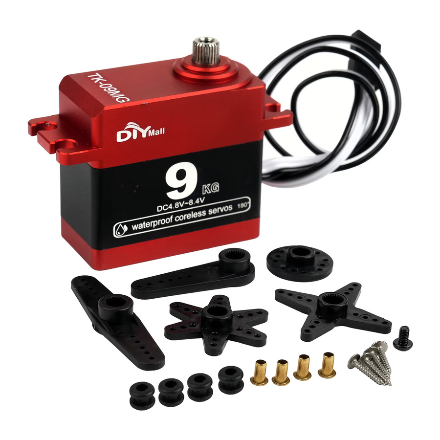 stemedu TK-09MG 9KG Digitaler RC-Servomotor, wasserdicht, mit Metallgetriebe - Bild 4