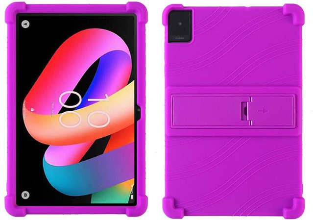 Stoßfeste Silikon Tablet Hülle für TCL Tab 10L Gen 4 in Violett - Bild 1